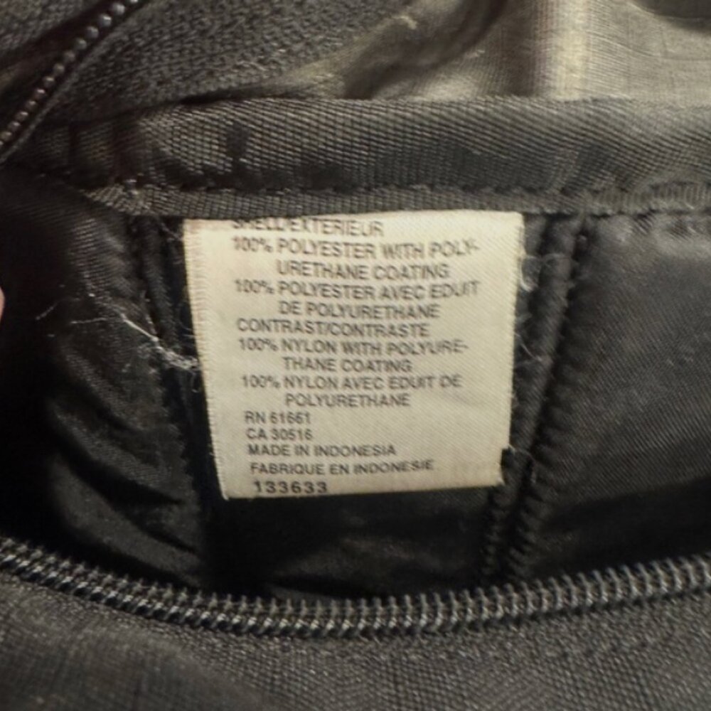 North Face Lumbar Blue Black Waist Sling Bag Fanny Pack Water Bottle Pockets - Picture 3 of 12